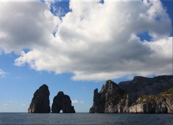 Capri, the famous arches